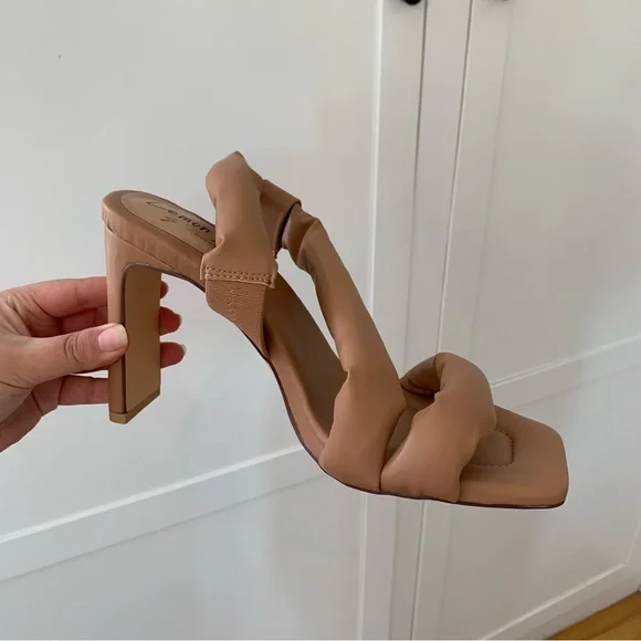 Lemon Drop by Priviledge Mauve Pink 4.5” Block Heel Square Toe Size 10 - Picture 8 of 9